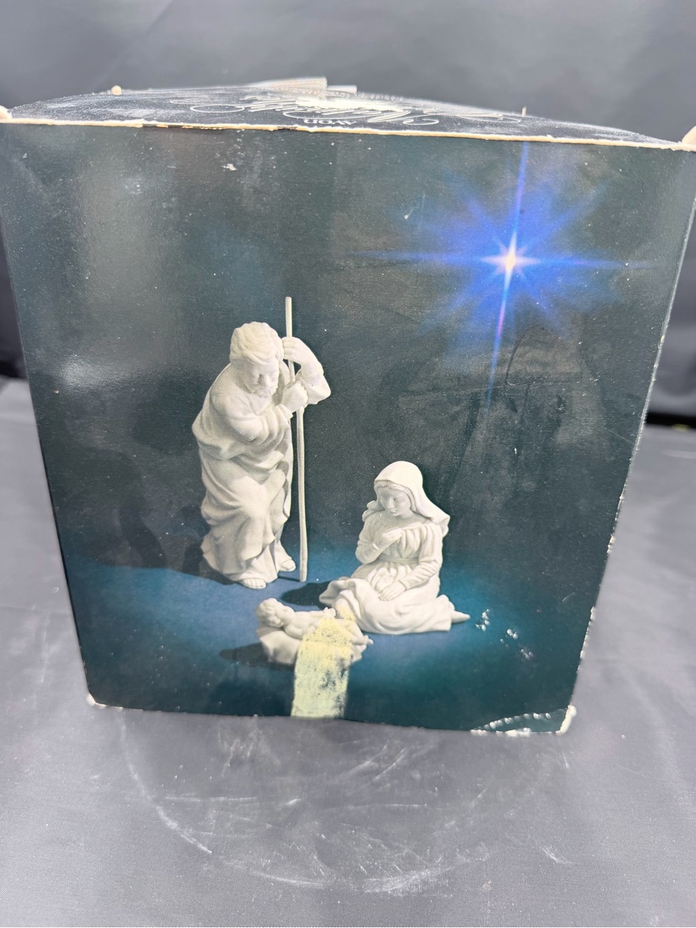 Avon Nativity Collectibles The Holy Family Figurine 3 Pc Set Vintage 1981